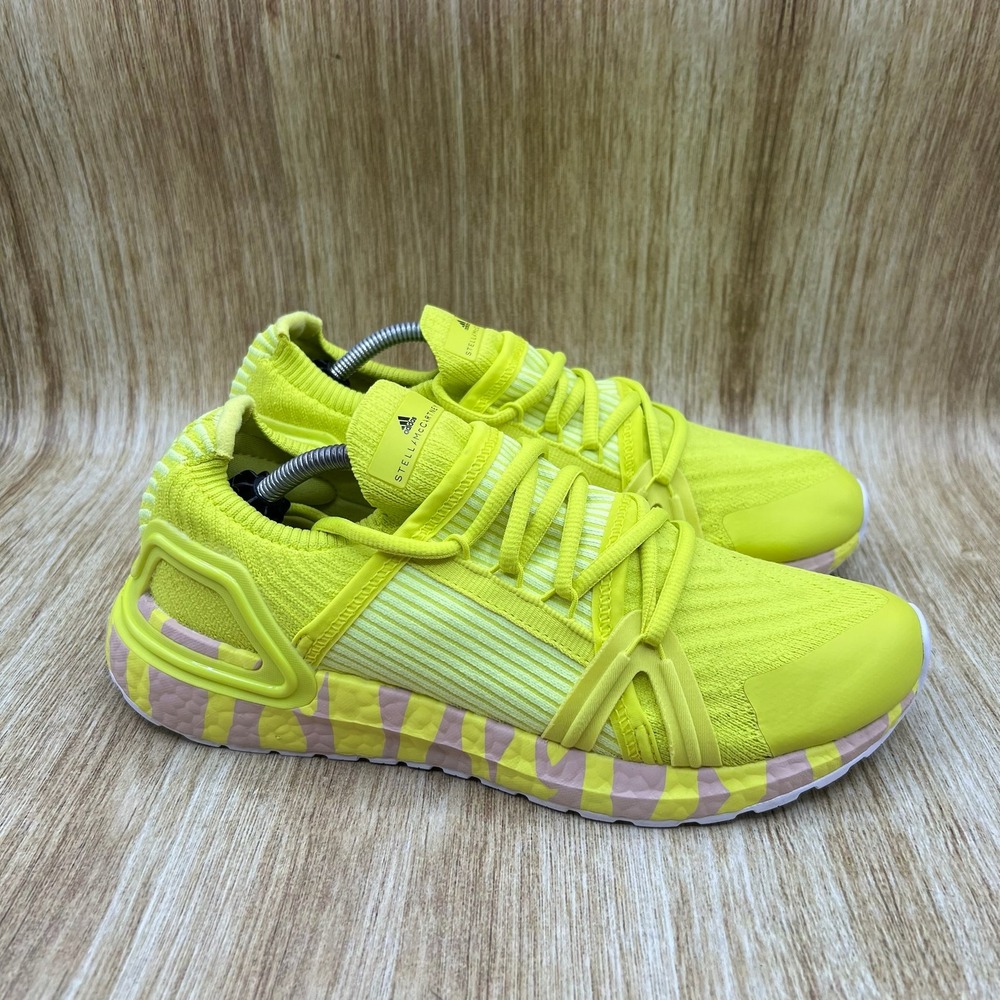 Adidas x Stella McCartney Ultraboost 20 Womens Size 8.5 Acid Yellow Shoes FX1958